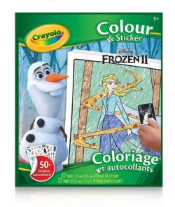 CRAYOLA LA REINE DES NEIGES 2 - COLORIAGE ET AUTOCOLLANTS